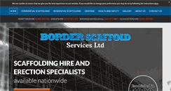Desktop Screenshot of borderscaffolding.co.uk